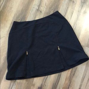 Split leg mini skirt
